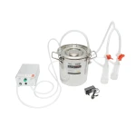 Aparat de muls cu 1 post si bidon de inox 5L pentru capre, oi DISGM16