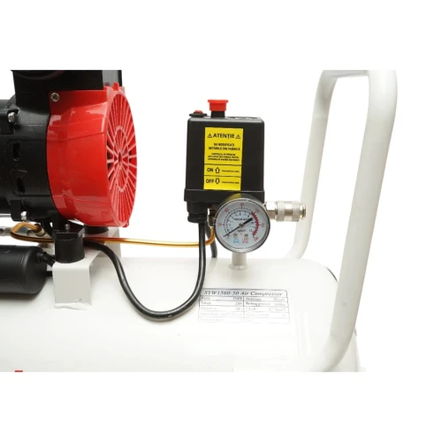 Compresor aer 50L, motor 2 cilindri 1.5KW/2.1CP, presiune maxima 8 bar, volum aer aspirat 155L/min Breckner Germany