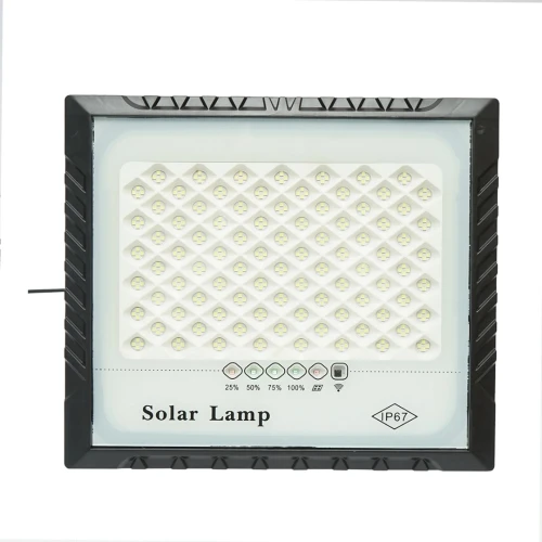 Proiector led de 100W cu panou solar 15W, baterie 15000mAh si telecomanda IP67 Breckner Germany