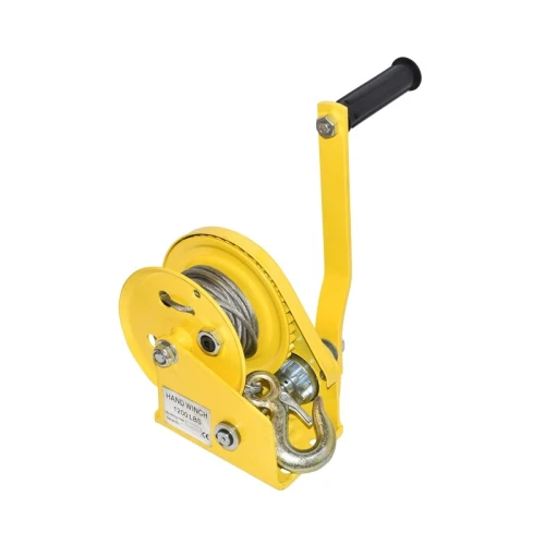 Troliu manual 544Kg, lungime cablu otel 5m, grosime fi 4mm