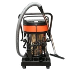 Aspirator profesional industrial uscat/umed 3000W, 220W, volum 70L corp din inox Breckner Germany