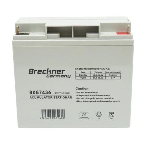 Baterie pentru panou solar 12V, 17Ah-20Hr Breckner Germany