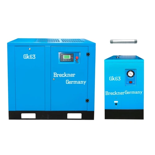 Compresor cu surub 11KW/ 15CP, 1.5mc/min cu uscator Breckner Germany