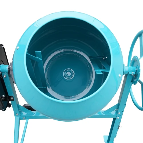 Betoniera 800W, volum cuva 200L, pinion si coroana din fonta 58 Kg