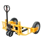 Transpalet pentru teren accidentat, sarcina maxima 1T, lungime furci 800mm