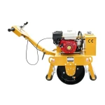 Cilindru compactor 200kg cu tamburi 450mm si motor benzina HONDA GX160 5.5CP, pornire manuala