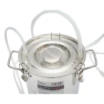 Aparat de muls cu 1 post si bidon de inox 5L pentru capre, oi DISGM16