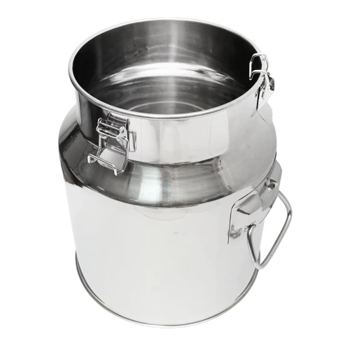 Aparat de muls 60W, 220V cu 1 post si bidon de inox 14L pentru capre si oi