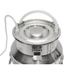 Aparat de muls portabil cu 1 post pentru vaci bidon inox 18l