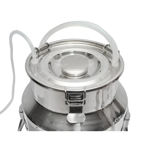 Aparat de muls portabil cu 1 post pentru vaci bidon inox 18l
