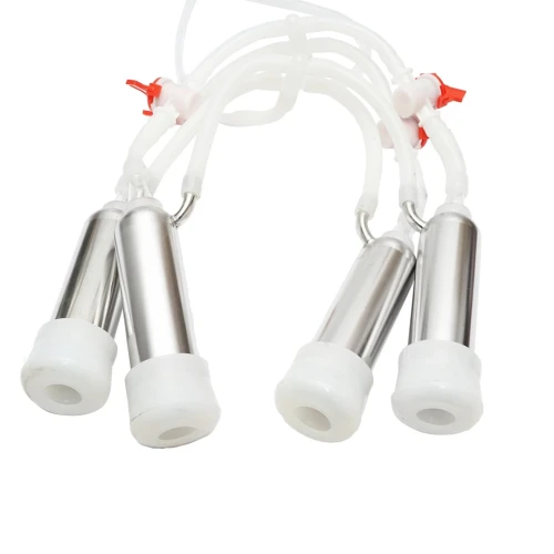 Aparat de muls portabil cu 1 post pentru vaci bidon inox 18l