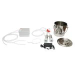 Aparat de muls 60W, 220V cu 1 post pentru vaci, bidon inox 5L