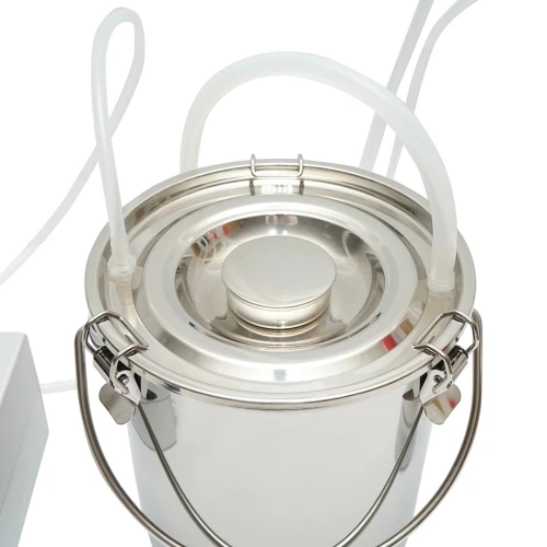Aparat de muls 60W, 220V cu 1 post pentru vaci, bidon inox 5L