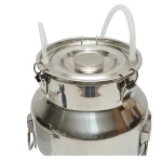 Aparat de muls 60W, 220V cu 1 post pentru vaci, bidon inox 14L