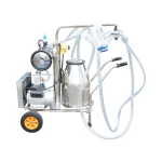 Aparat de muls oi 1 post 750W, 220V bidon inox 25L, grup de muls cu 2 mansoane, presiune vid 40-50 kPa, pulsatii 60-80 cpm