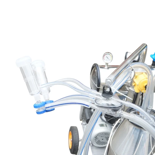 Aparat de muls oi 1 post 750W, 220V bidon inox 25L, grup de muls cu 2 mansoane, presiune vid 40-50 kPa, pulsatii 60-80 cpm