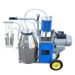 Aparat de muls vaci 1 post 550W, 220V bidon inox 25L, grup de muls cu 4 mansoane, presiune vid 45-50 kPa, pulsatii 60-80 cpm