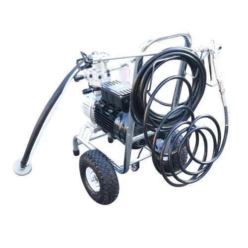 Pompa de vopsit airless profesionala cu membrana 2kW, 220V, debit 4 L/min, duza 521, presiune maxima 220 bar X D990 