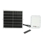 Proiector LED 150W cu panou solar monocristalin 25W, telecomanda si acumulator inclus Breckner Germany