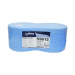 Set 2 role lavete industriale 3 straturi hartie albastra 36x22cm Celtex Superblue S 500 portii/rola 59612