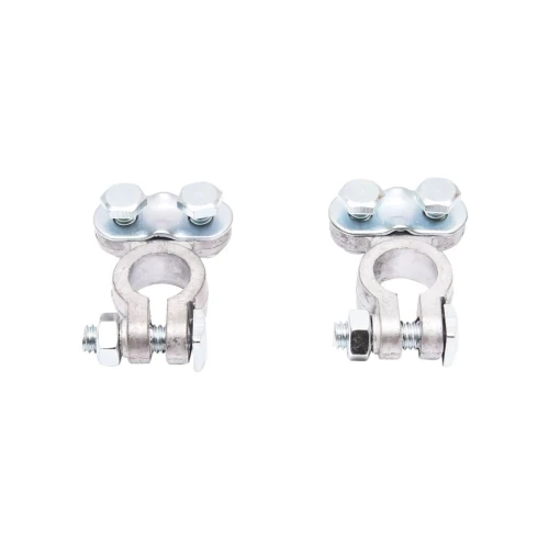 Set borne baterie de plumb cu strangere pe surub