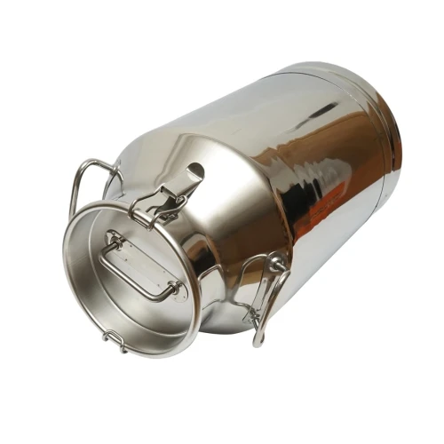 Bidon de inox pentru lapte cu capac 40L aparat de muls vaci Breckner Germany