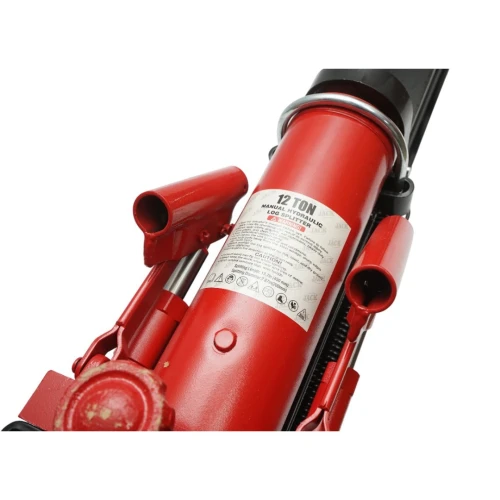 Despicator lemne manual hidraulic 12T cu pompa dubla, lungime bustean 450mm, diametru 450mm