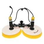 Sistem de curatat panouri solare fotovoltaice cu 2 perii, baterie 24V,/26Ah si brat de pana la 7.5 m