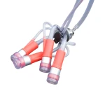 Aparat de muls vaci 2 posturi bidon 40L aluminiu cu vid in cadru(vacuum) Breckner Germany