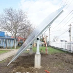 Sistem complet montare, structura tracker solar automat 8.2 KW, est-vest 14 panouri de 590W Breckner Germany