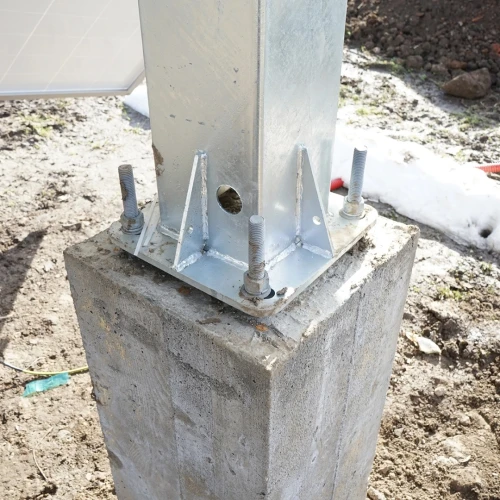 Sistem complet montare, structura tracker solar automat 8.2 KW, est-vest 14 panouri de 590W Breckner Germany