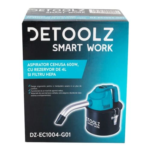 Aspirator de cenusa DZ 600W 4L cu filtru HEPA 