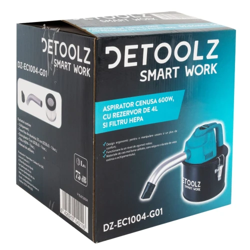 Aspirator de cenusa DZ 600W 4L cu filtru HEPA 