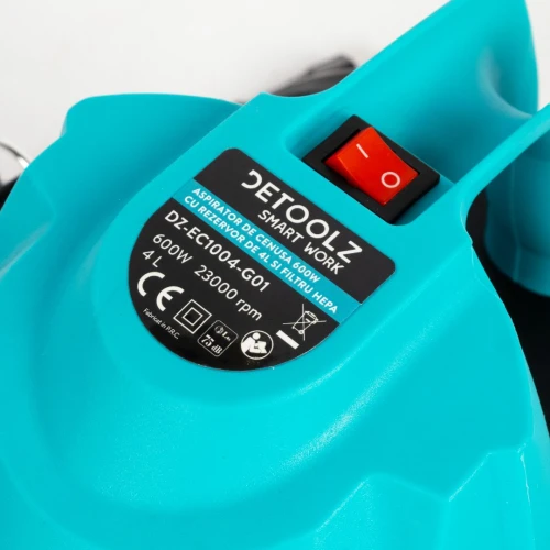 Aspirator de cenusa DZ 600W 4L cu filtru HEPA 