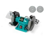 Pachet Polizor de banc 150W 6" MD 3215 +2 buc Piatra abraziva 150x16x12.7 