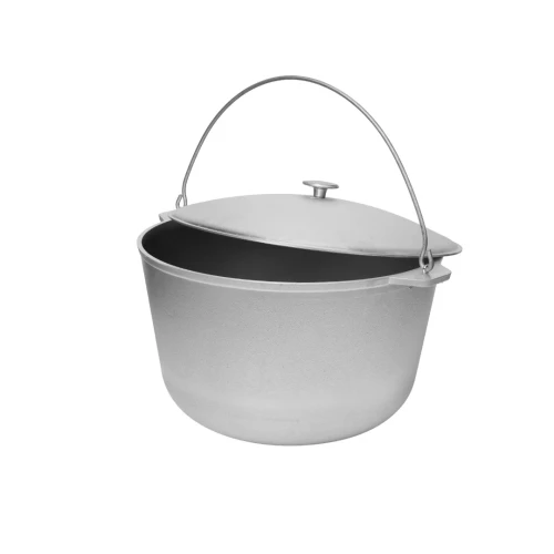 Ceaun tuci aluminiu alimentar cu capac, capacitate 24 litri ROTOR