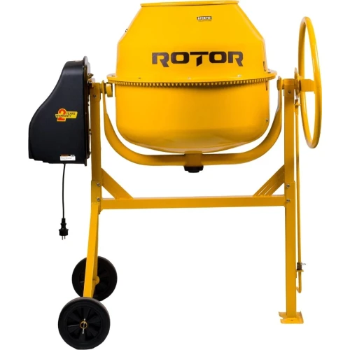 Betonieră 165L cu motor acoperit ROTOR RB165 900 W, 29.5 rpm