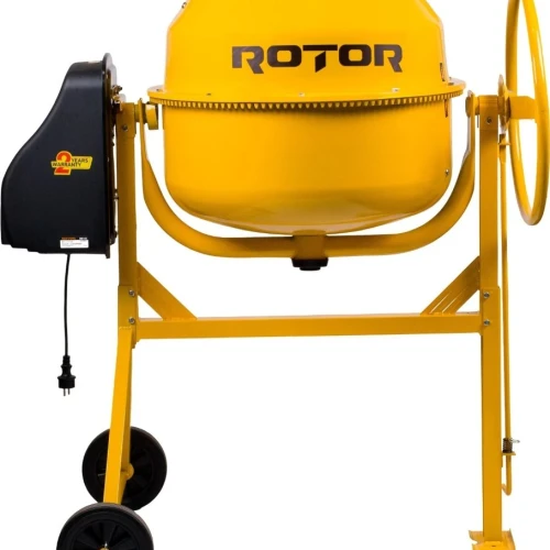 Betonieră 165L cu motor acoperit ROTOR RB165 900 W, 29.5 rpm