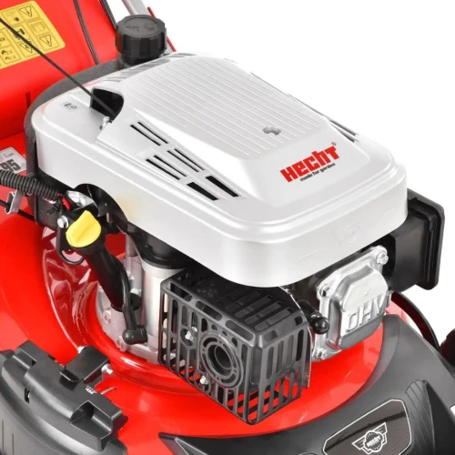 Masina de tuns iarba, pe benzina HECHT 5484 SXE 5IN1, motor de 135 cm3, cu o putere nominala de 2,4 kW, capacitate cos 60 l, cu 4 viteze de deplasare