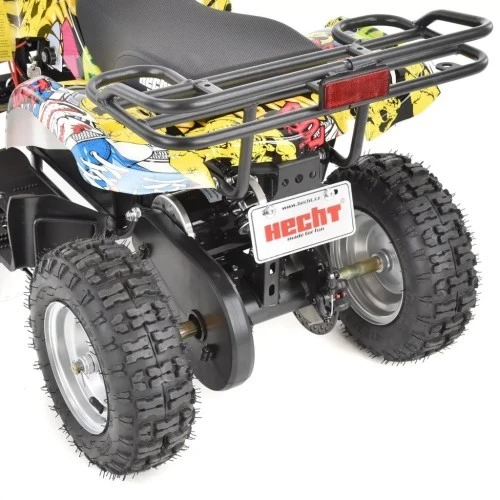 ATV pentru copii HECHT 56100 COMIC, putere 1000 W, baterie 36 V / 12 Ah, viteza max. 25 km/h, lumini LED, autonomie 18 km