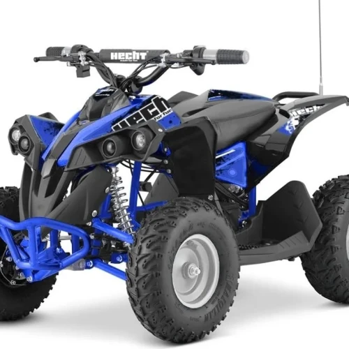 ATV electric Hecht 51060 Blue, acumulator 36 V, 12 Ah, viteza maxima 35 km/h, albastru 
