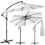 Umbrela pentru gradina HECHT SUNNY, cadru din aluminiu, diametru 300 cm, baza 100 x 100 cm