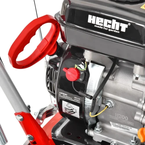 Masina multifunctionala de curatat cu perie HECHT 8615, motor benzina 4 timpi, 196 CC, latime lucru 60 cm, 4 viteze inainte si 2 viteze inapoi