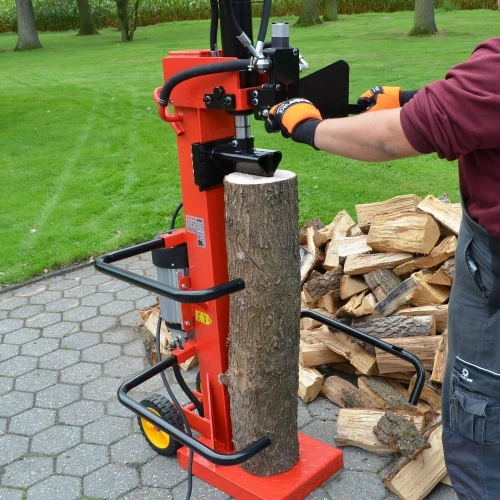 Despicator de busteni HECHT 6160, motor electric, putere 4000 W, presiune maxima 16 tone, lungime maxima lemn 100 cm, diametru maxim lemn 40 cm