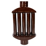 Burlan recuperator caldura plat ø120mm Maro