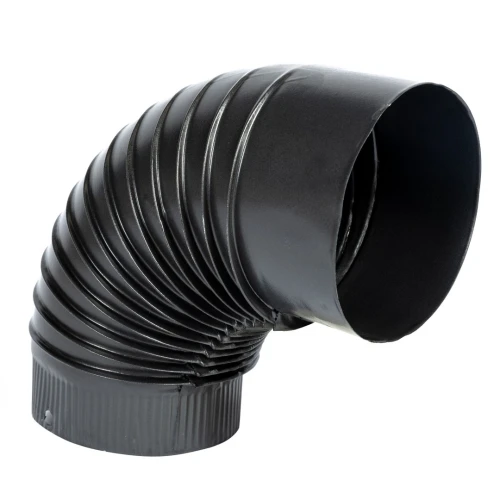 Cot pentru soba pe lemne 90˚ ø120mm Gri Mat