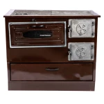 Soba pe lemne Grand Fantazia 9kW cos stanga