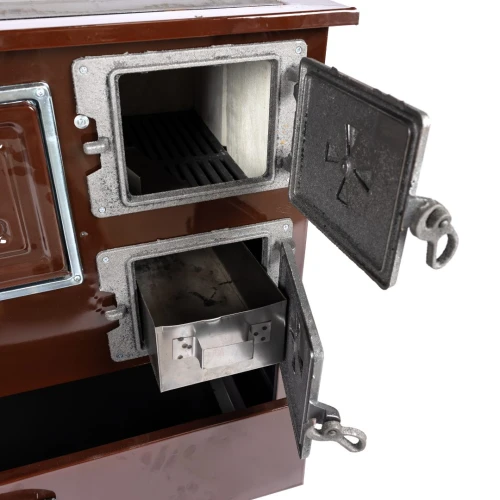 Soba pe lemne Grand Fantazia 9kW cos stanga