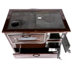 Soba pe lemne Grand Fantazia 9kW cos stanga