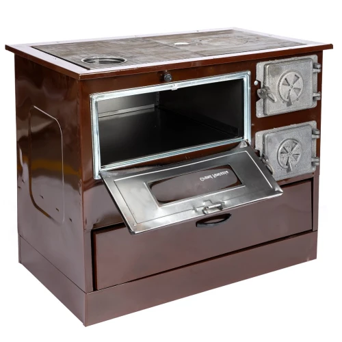 Soba pe lemne Grand Fantazia 9kW cos stanga